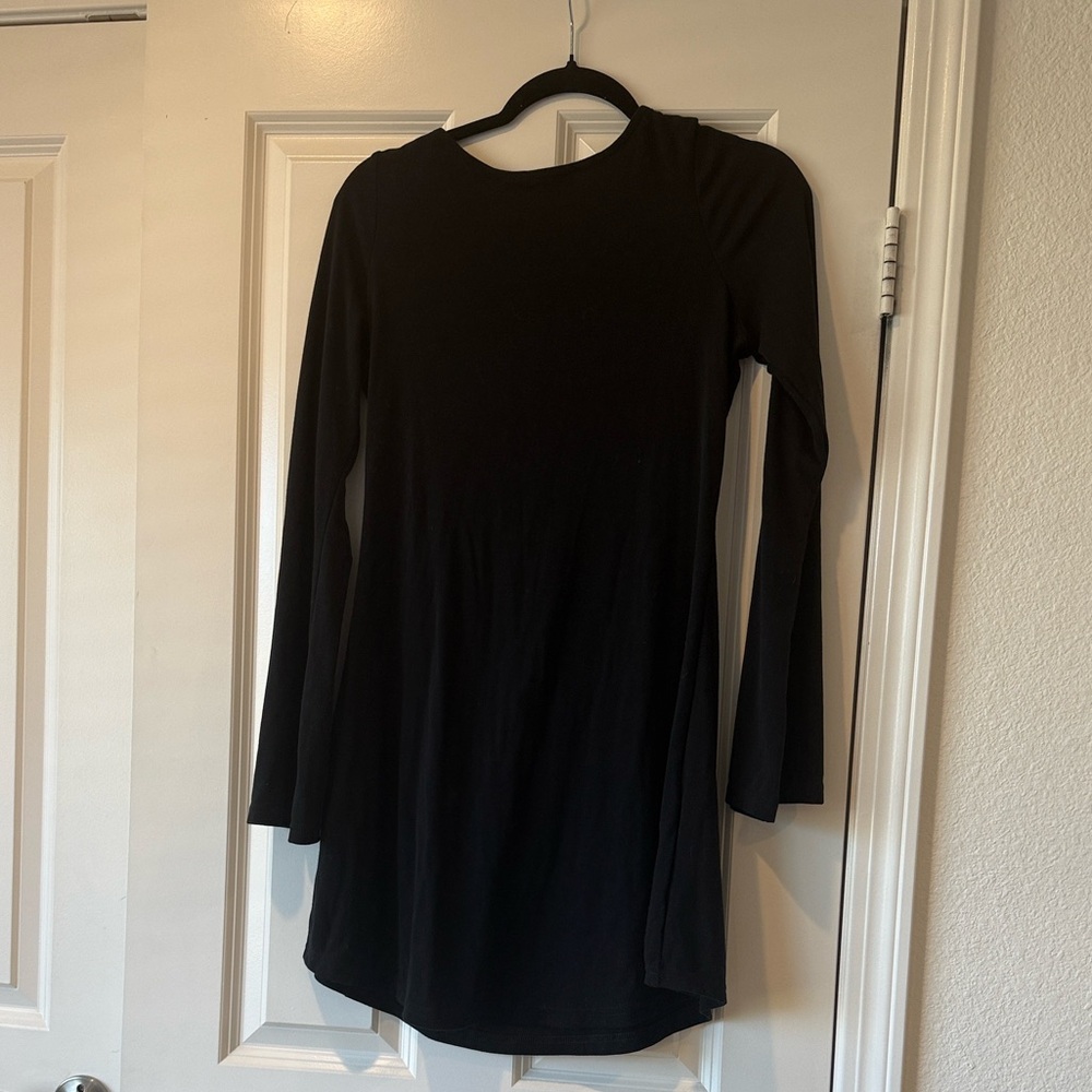 Free People Black Backless Dress